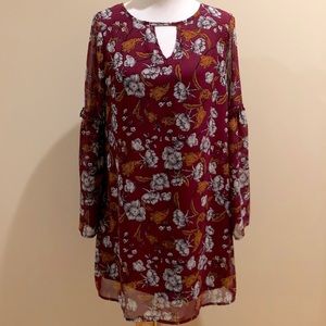 Xhilaration Sheer Shift Dress